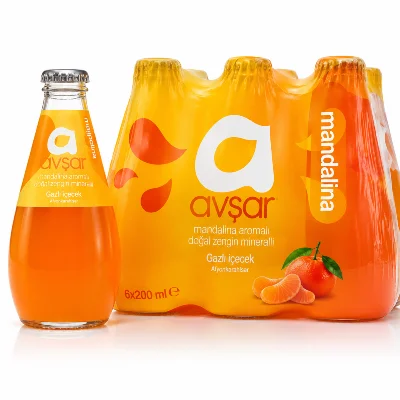 Avşar Mandalina aromalı Maden Suyu 200 ml x 24 Adet