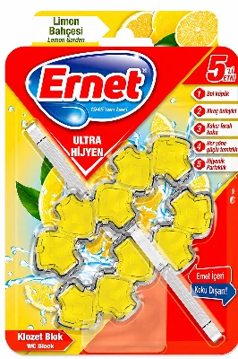 Ernet Ultra Hijyen Klozet Blok Limon Bahçesi 2 li
