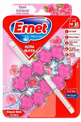 Ernet Ultra Hijyen Klozet Blok Çiçek Karnavalı 2 li