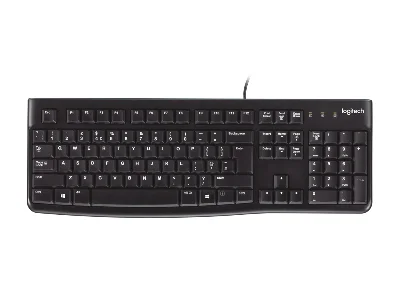 Logitech K120 920-002505 USB Kablolu Standart Q Klavye Siyah
