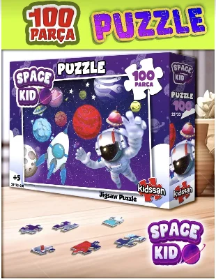 100 PARÇA PUZZLE-SPACE KID
