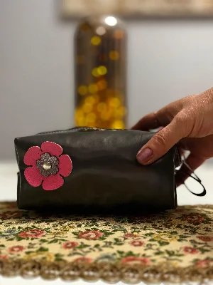 Gogo Makyaj Kozmetik Çantası Antrasit - Düz