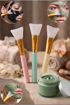 Profesyonel Silikon Maske Uygulama Fırçası ve Spatulası