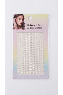 İncili Sticker Saç Vücut Ve Yüz Taşı
