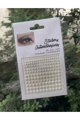 Krem Inci Yüz, Vücut, Saç Stickeri Kendinden Yapışkanlı