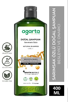 Doğal Şampuan Sarımsaklı 400 ml