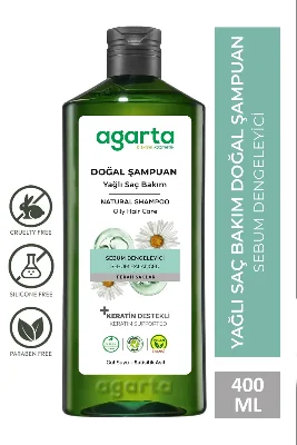 Doğal Şampuan Yağlı Saç Bakımı İçin 400 ml