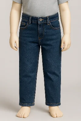 Erkek Çocuk Mavi Slim Fit Kot Pantolon