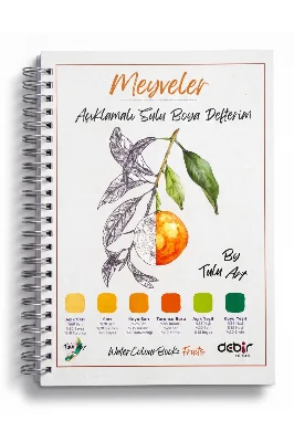 Açıklamalı Sulu Boya Defterim Meyveler