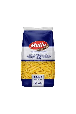 Mutlu Sade Penne / Kalem Makarna 500 gr