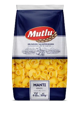 Mutlu Sade Mantı Makarna 500 gr
