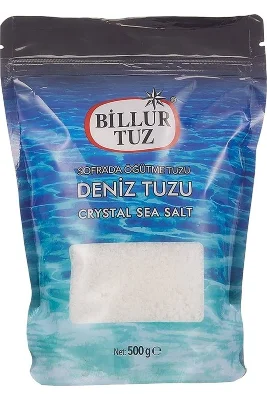 Billur Sofrada Öğütme Deniz Tuzu Doypack 500 g