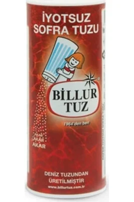 Billur İyotsuz Sofra Tuzu 250 g
