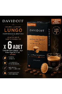 Davidoff Crema Elegant Lungo Kapsül Kahve 10’lu