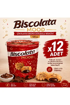 Şölen Biscolata Mood Çikolata Krema Dolgulu Bisküvi