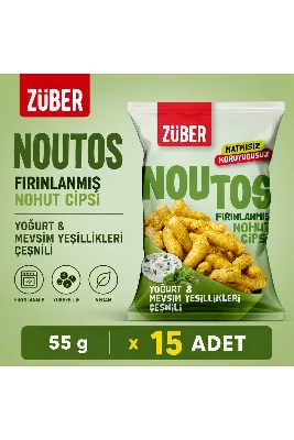 Züber Yoğurt ve Mevsim Yeşillikleri Nohut Cipsi