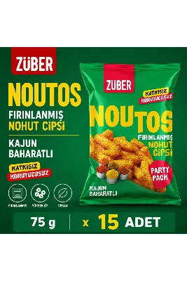 Züber Kajun Baharatlı Nohut Cipsi