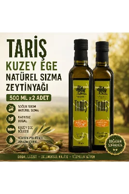Tariş Kuzey Ege Natürel Sızma Zeytinyağı 500 ML x2 Adet