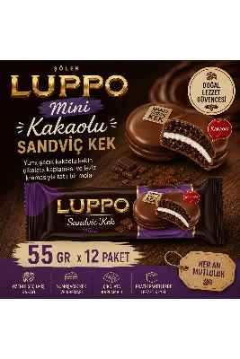 Şölen Mini Kakaolu Sandviç Kek