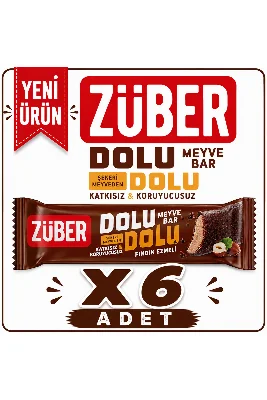 Züber Dolu Dolu Fındık Ezmeli Meyve Bar