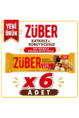 Züber Yer Fıstıklı-Kakaolu Meyve Bar