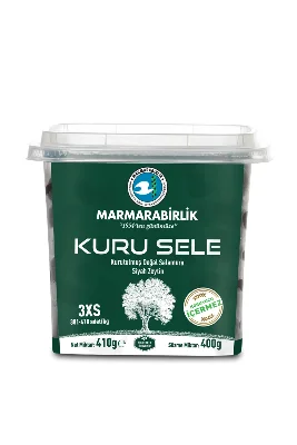 Marmarabirlik 3XS Kuru Sele Siyah Zeytin 400 g