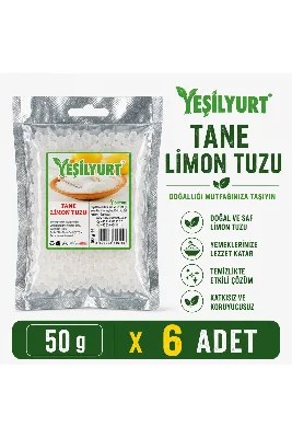Yeşilyurt Tane Limon Tuzu 50 g