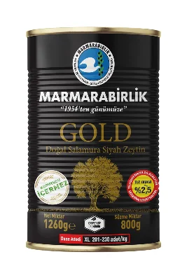 Marmarabirlik Gold XL Siyah Zeytin 800 g