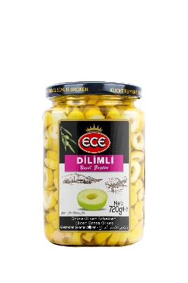 Ece Dilimli Yeşil Zeytin 720 g
