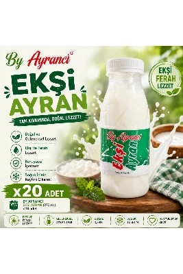 By Ayrancı Ekşi Ayran 270 ml x20