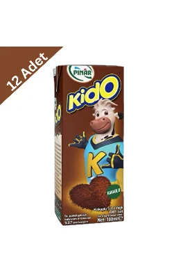 Pınar Kido Kakaolu Süt 180 ml x12