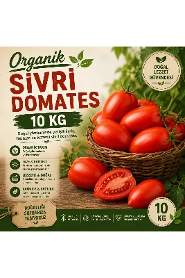 Organik Sivri Domates 10 kg