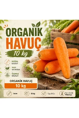Organik Havuç 10 kg