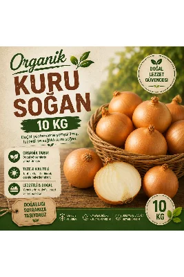 Organik Kuru Soğan 10 kg
