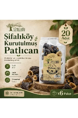Şifalıköy Kurutulmuş Patlıcan 20 Adet