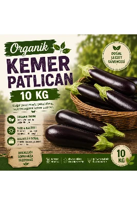 Organik Kemer Patlıcan 10 kg