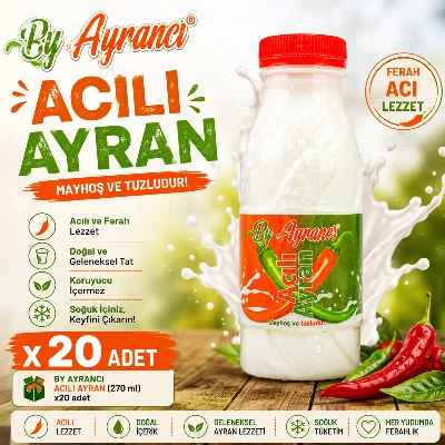 BY Ayrancı Acılı Geleneksel Ayran
