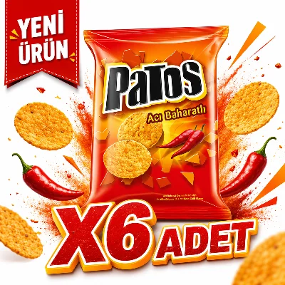 Patos Acı Aromalı Patates Cipsi