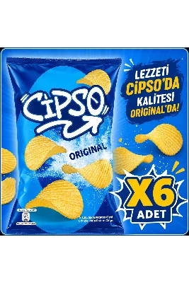 Cipso Orijinal Tırtıklı Patates Cipsi