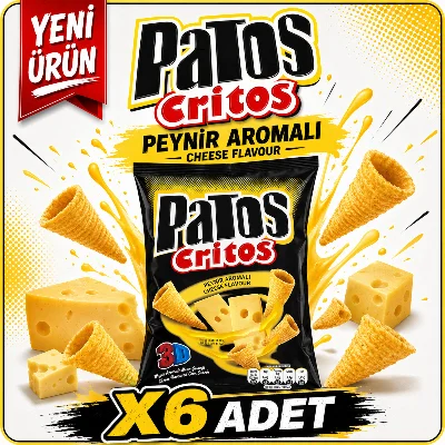 Patos Critos Peynir Aromalı Cips