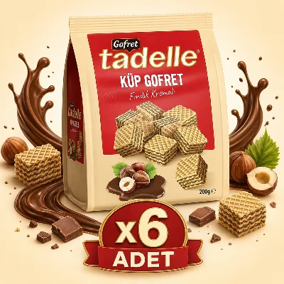 Tadelle Fındık Kremalı Küp Gofret