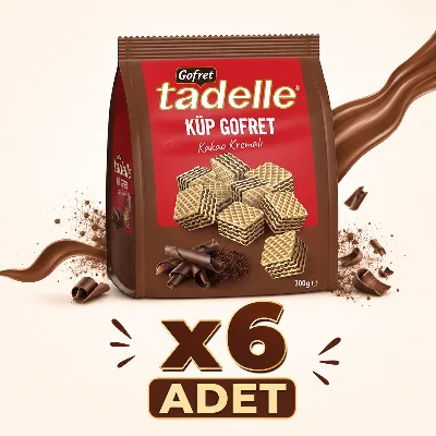Tadelle Kakao Kremalı Küp Gofret