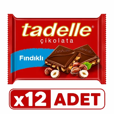 Tadelle Kare Fındıklı Çikolata