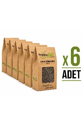 Happy Life Chia Tohumu 150 g x6