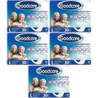 Good Care Hasta Bezi Yetişkin Bel Bantlı Tekstil Yüzey L Large - Büyük 150 Adet 5x30