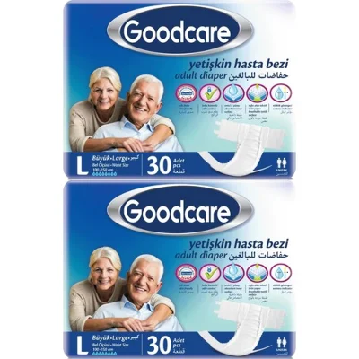 Good Care Hasta Bezi Yetişkin Bel Bantlı Tekstil Yüzey L Large - Büyük 60 Adet 2x30