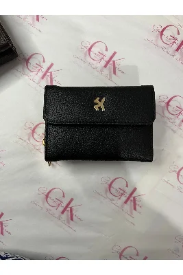 MIKNATIS KAPAKLI LUXE KADIN CÜZDAN GOLD TOKALI