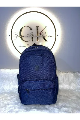 Çok Bölmeli Sırt Çantası 40x30x20 cm Büyük Boy Geniş Hacimli Okul ve Günlük Çanta