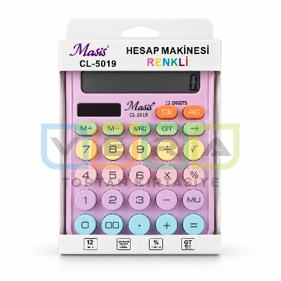 Pastel Mor 3D Hesap Makinası