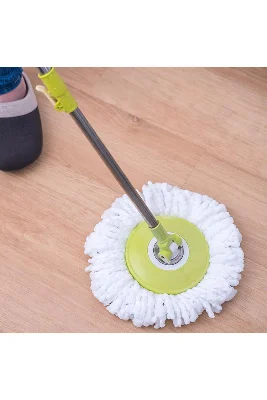 Paspas Başlığı, 360° Dönebilen Yuvarlak Döner Mikrofiber Yedek Başlık, Evrensel Döner Paspas Başlığı